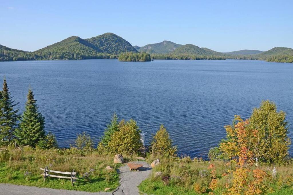 Deluxe Suite - View on Lake&6 Min from Tremblant Versant Nord Lac-Superieur Exterior foto