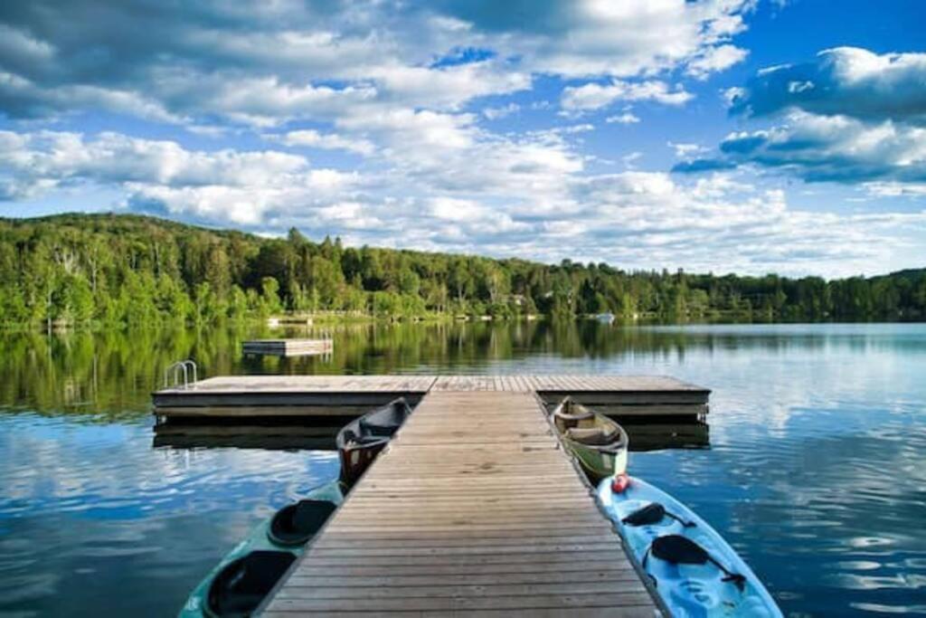 Deluxe Suite - View on Lake&6 Min from Tremblant Versant Nord Lac-Superieur Exterior foto